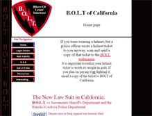 Tablet Screenshot of boltofca.com